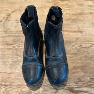 Equistar Girls Black Riding Boots Sz 5C